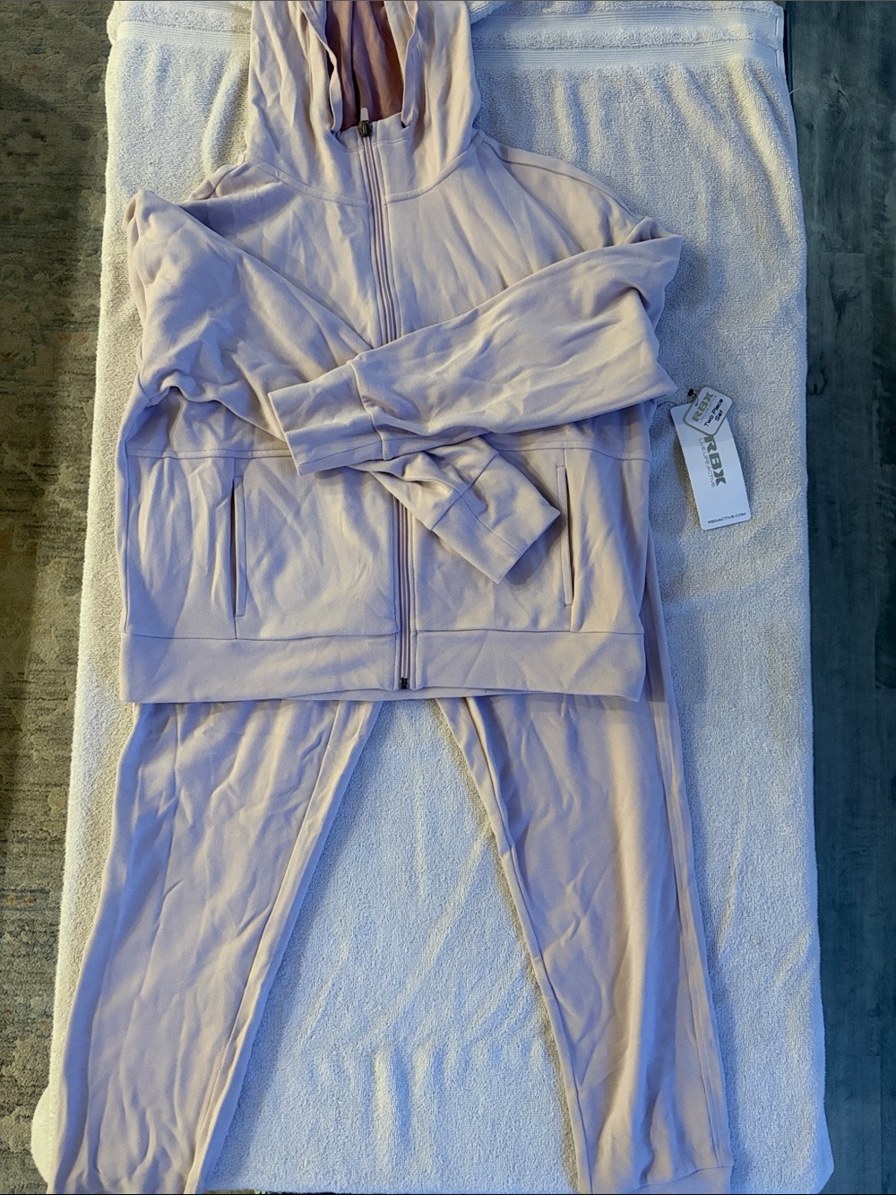 RBX Dusty Mauve Zip-Up Hoodie
